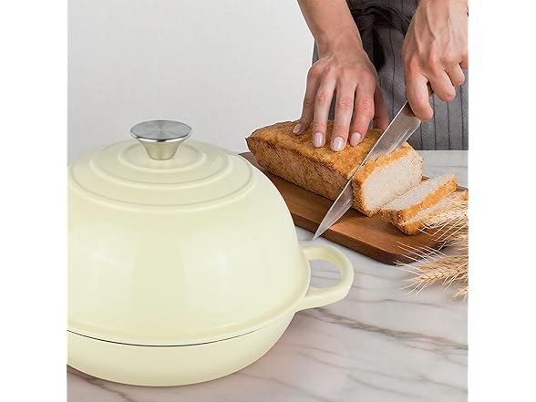 6QT Bread Dutch Oven Pot with Lid