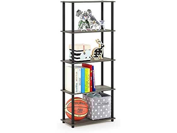 Furinno Turn-N-Tube 5-Tier Shelf