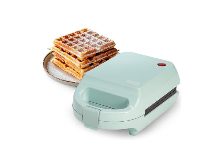 Tasty Tasty Mini Nonstick Waffle Maker, Perfec