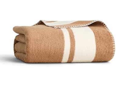 $20, Was $98, 79% Off! Preston Lane Highrise Throw 50x70 Camel dealfomo