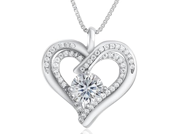 SUHAA 925 Sterling Heart Necklace Women