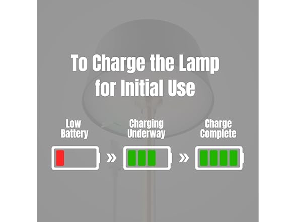 TIDATIK Cordless Table Lamp