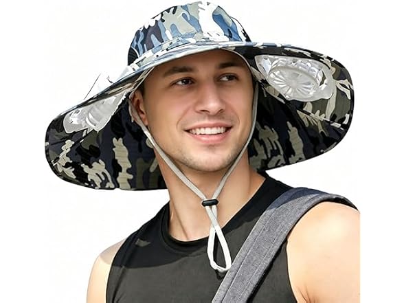 Byrotson Solar Fan Hat