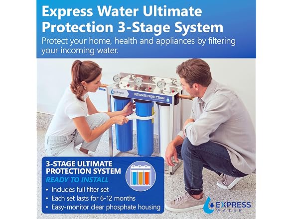 Express Water 3-Stage Heavy Metal Filter