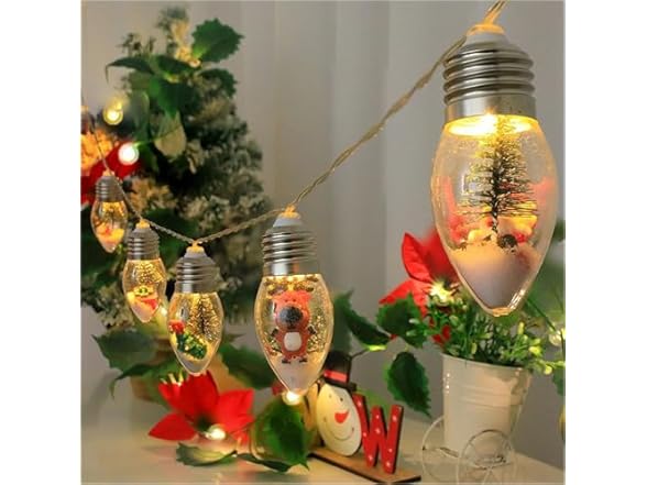 ASKJDT 10 Bulbs Christmas Decor