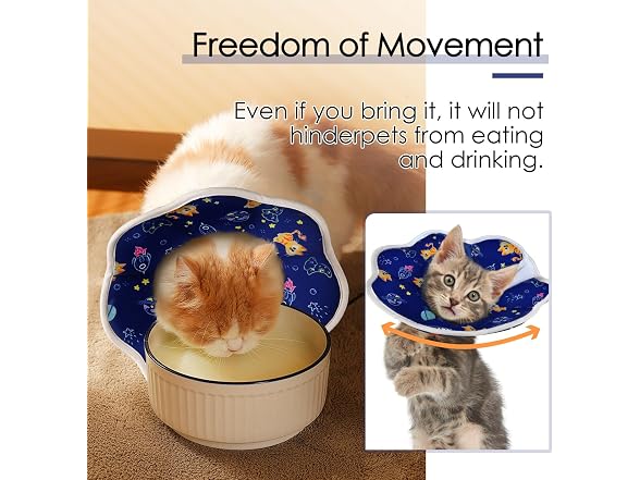 Soft Recovery Adjustable Cat Cone fits Diffe