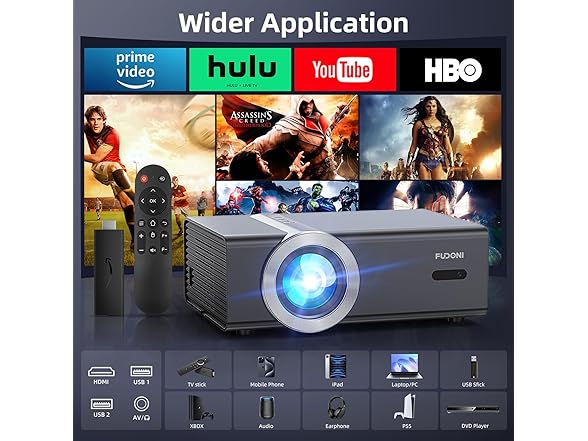 FUDONI 1080P Projector