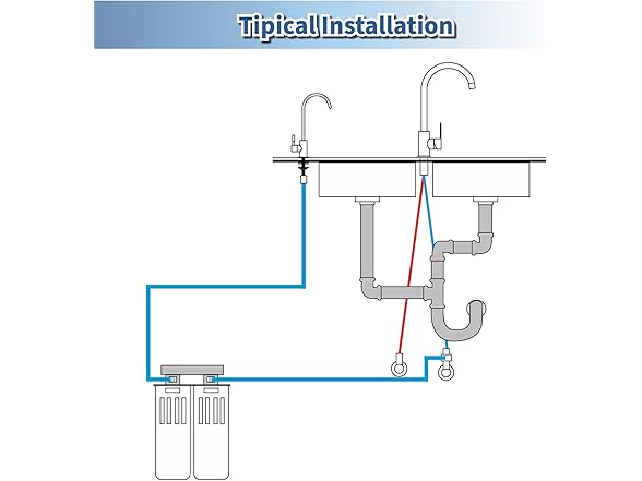 Joisinus Matte Black Drinking Faucet