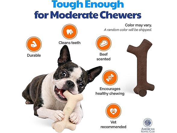 American Kennel Club Training Dog Chew Toy, PP Branch