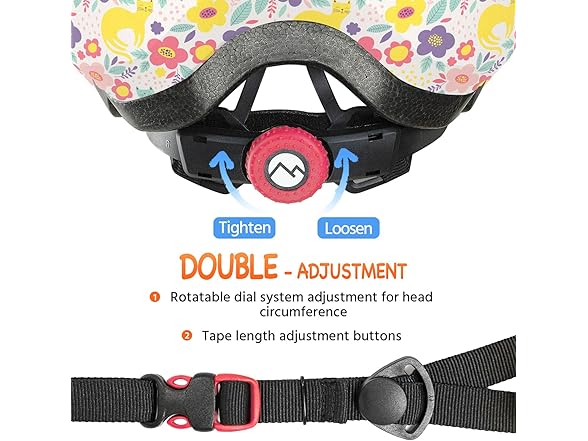 Flower Kitten Kids/Toddler Bike Helmet