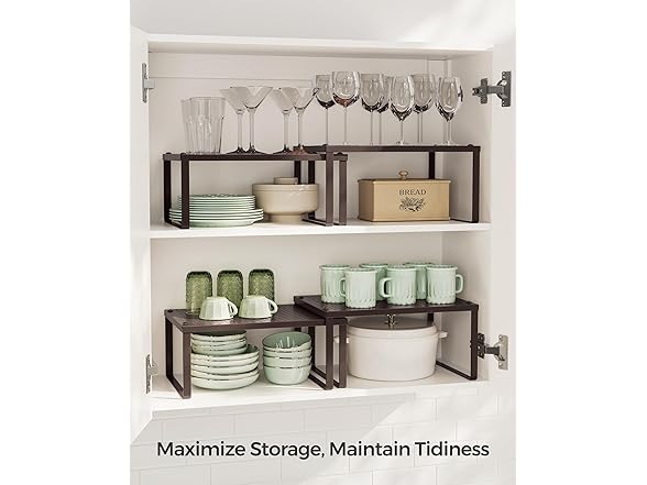 SONGMICS Spice Racks, Set of 4