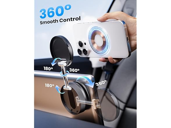 Vacuum Magnetic Car Phone Holder