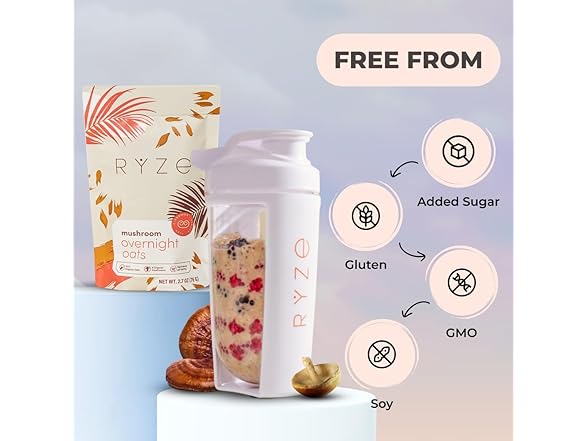 7PK RYZE SUPERFOODS Mushroom Protein Oats