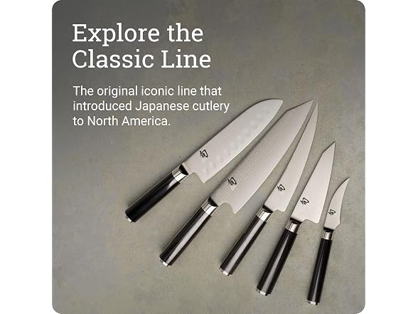 Shun Classic 6.5" Nakiri Knife, Handcrafted Japanese Knife