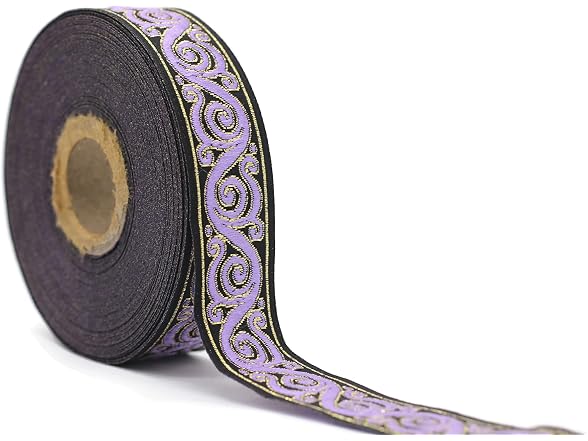 11 Yard 0.86" Wide Lilac Celtic Snail