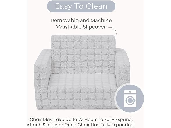 Delta Children Checkered Cozee Flip-Out Chair