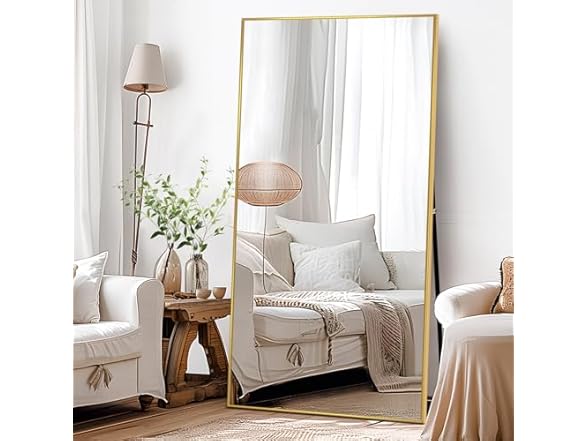 HIGREENA Full Length Mirror, 75"x35"