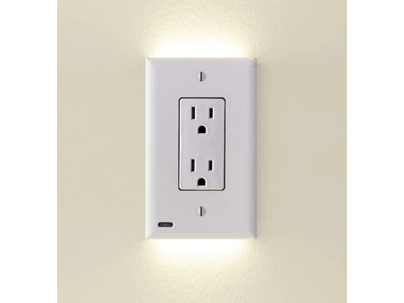 Hakol 5-Pack Outlet Cover with Built-In LED