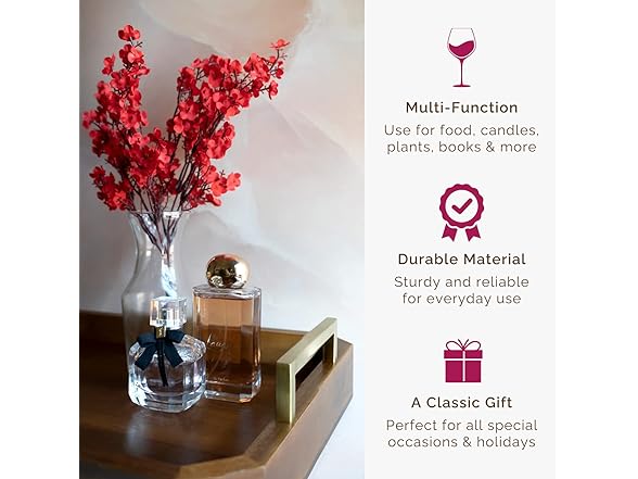 Fine Nest Home Decorative Acacia Wood