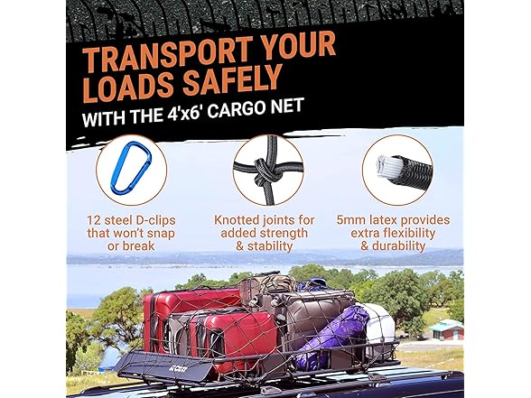 Heavy Duty Truck Cargo Net 4x6