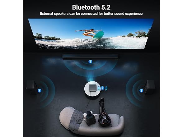 4K Smart Projector 300" Display