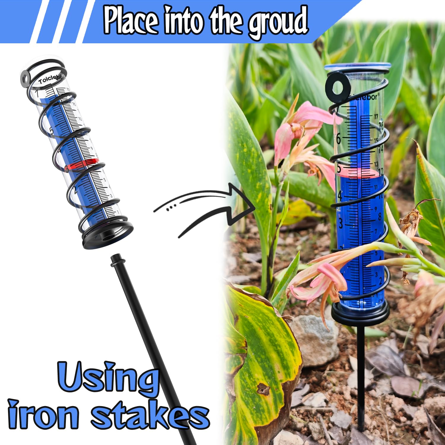 Rain Gauge Outdoor Dual-scale - Gallery 9