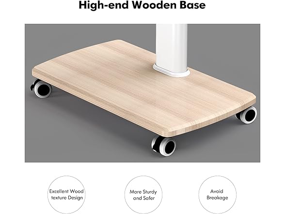 FITUEYES Rolling TV Stand | 32-70"