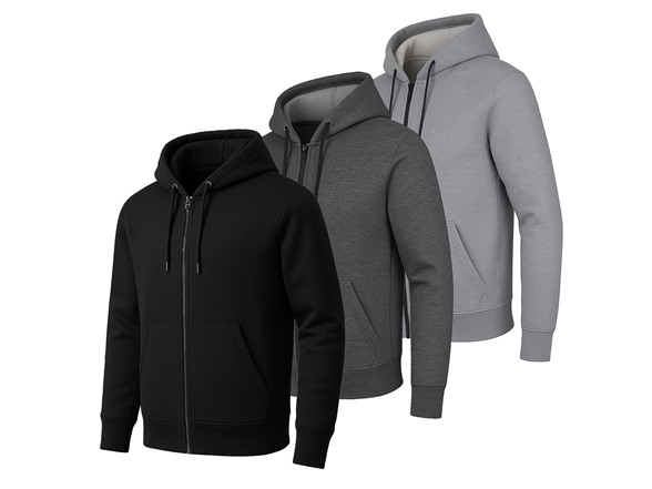 Black - Charcoal - Heather Grey