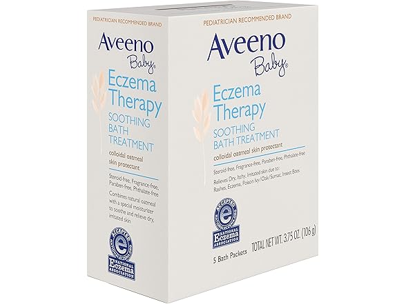 Aveeno Soothing Baby Bath Treatment, Single Use