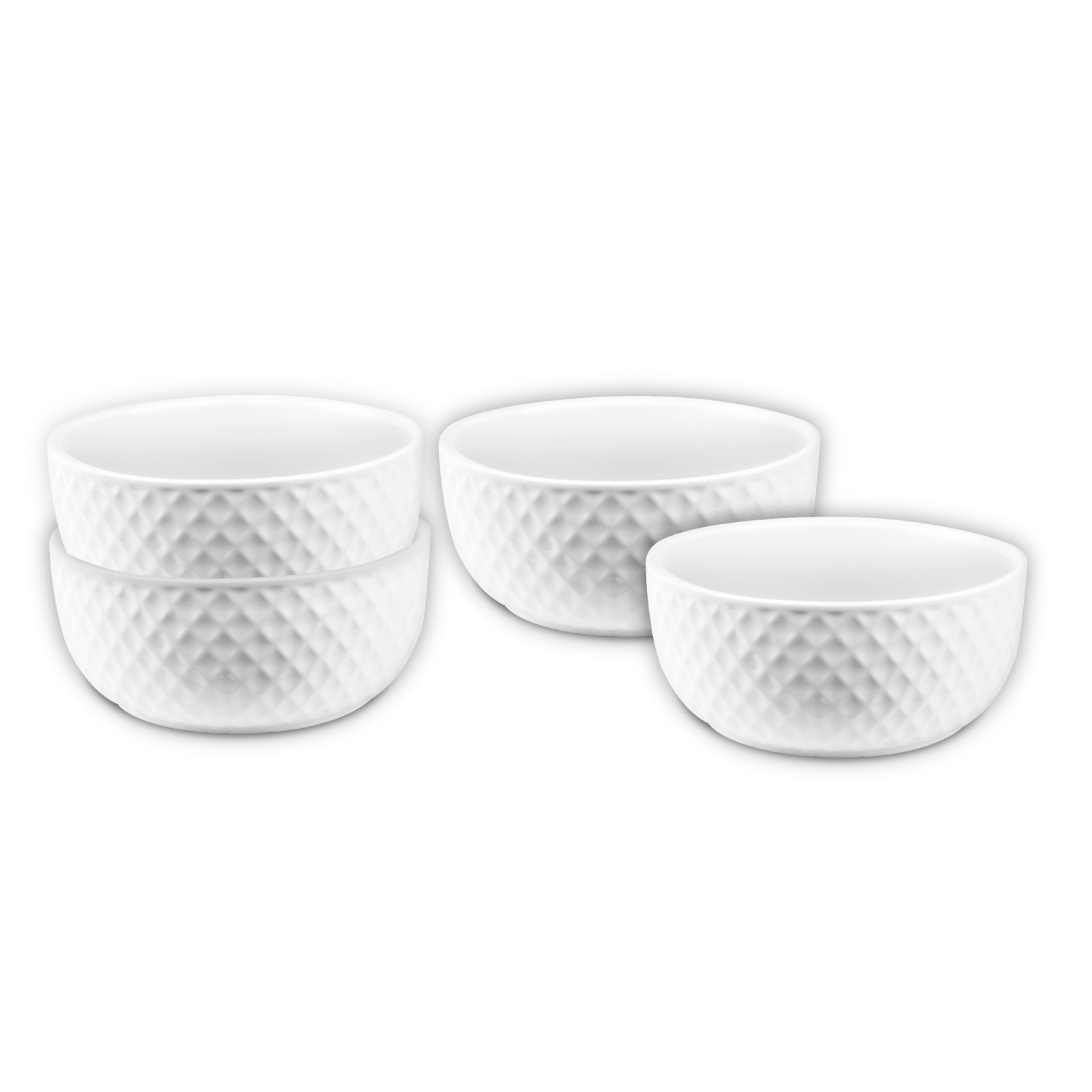 Le Regalo 4 Piece Stoneware Bowl Set - Gallery 6