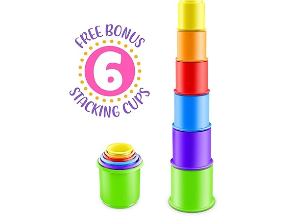 Penguin Ball Bash Toy w/ Stacking Cups