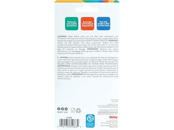 Nuby Dip & Scoop Spoons - (2-Pack)