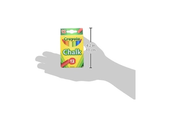 Crayola Multi Color Childrens Chalk, 12 per Pack