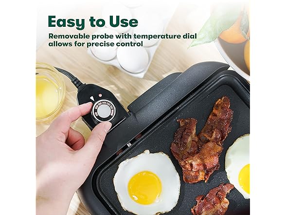 bella Electric Griddle with Warming Tray 