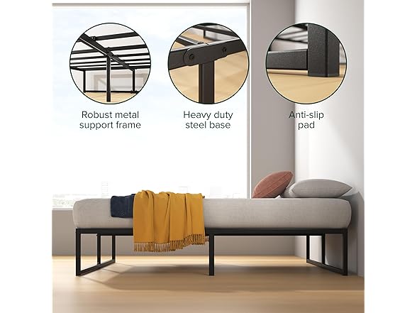 ZINUS Lorelei 14 Inch Metal Platform Bed