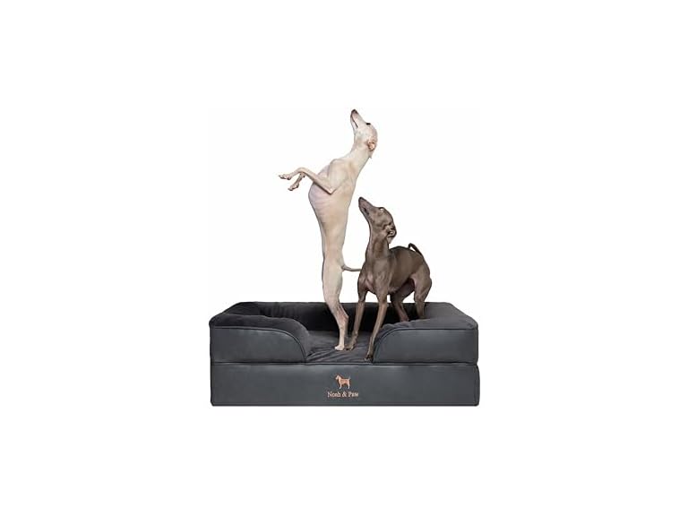 NOAH & PAW SO-LE-BLK-L L NOAH & PAW Dog Bed - Sofa Ch