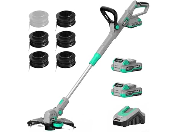 Litheli 20V 12 Inch Cordless String Trimmer