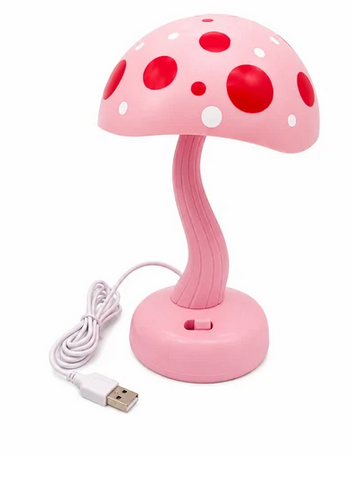 7.5" White LED USB-Powered Mushroom Desk Lamp - Gallery 3