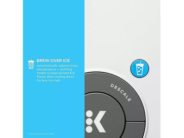 Keurig K-Iced Plus Single-Serve Coffee Maker, Brews Iced Cof (Open Box)