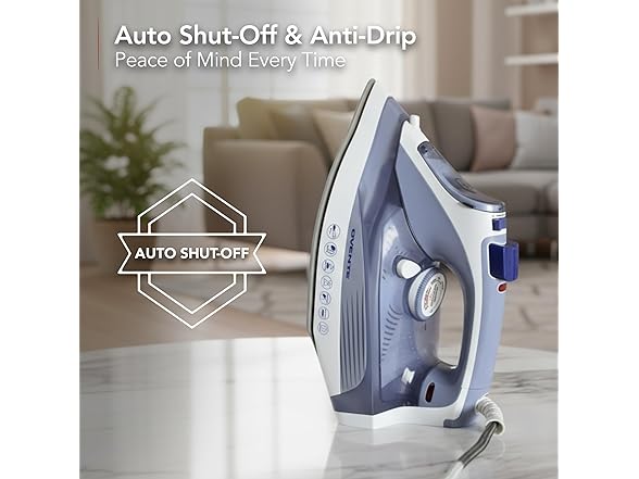 OVENTE OVENTE Steam Iron for Clothes, 1200W Lightweight Ste