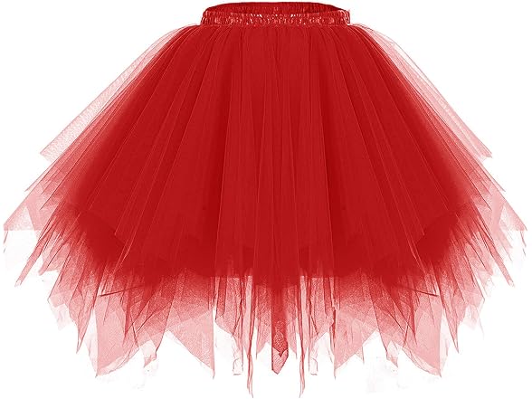 Dresstells Women (M) Short Tutus Skirt 50's Skirt