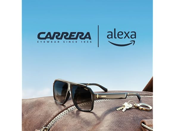 (NEW) Carrera Smart Glasses with Alexa Smart - Cruiser Black Frames