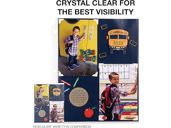 Samsill No Holes Sheet Protectors, 50Pk