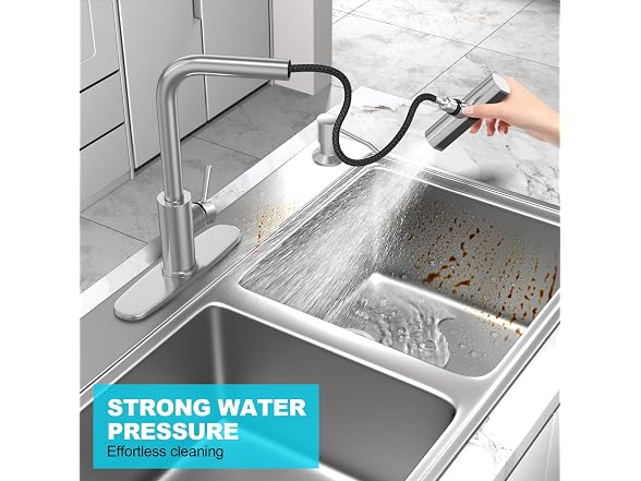 Kitchen Faucets with Pull Down Sprayer