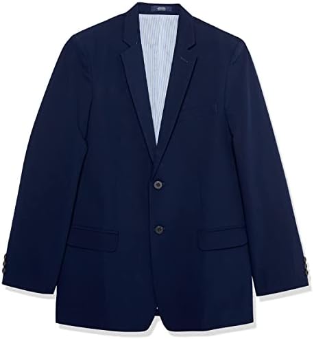 IZOD Boys' Bi-Stretch Blazer Suit Jacket, Bank Blue, 18