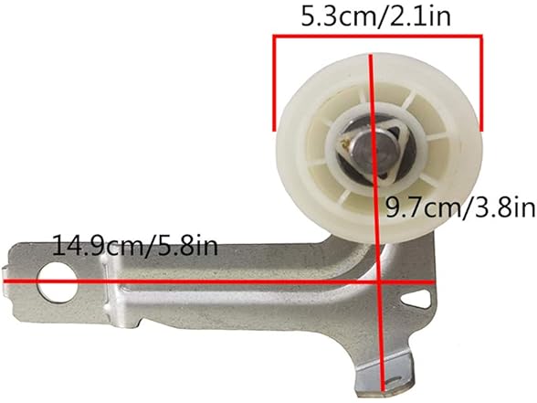 ESEYAIDA W10547292 Dryer Idler Pulley with Bracket