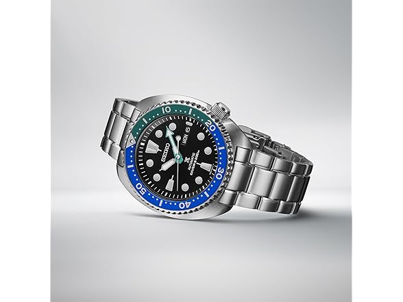SEIKO SRPJ35 Automatic Dive Watch for Men - Prospex Special Edition - LumiBrite Hands, Elapsed Timing Bezel - Water Resistant 200M (Open Box)