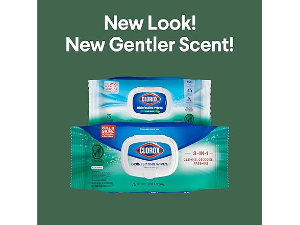 Clorox Fresh Wipes 75ct (3pk)