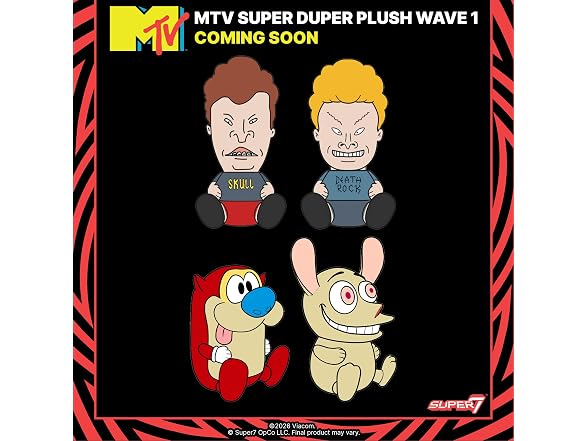 Super7 Super Duper Plush Beavis - 8"