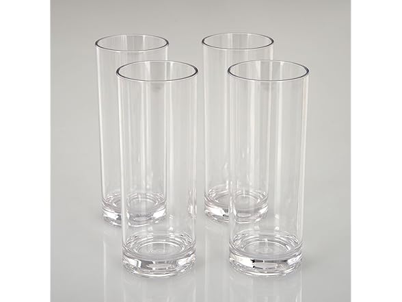 CITYPOINT 4-Pack 12 Oz Clear Plastic 